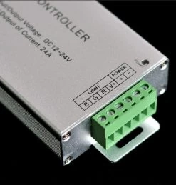 ATOM LED 12V/24V 24A RGB LED Strip Controller With IR 44 Key Remote For RGB SMD 5050 3528 -Atom Led 12v24v 24a rgb led strip controller with ir 44 key remote for rgb smd 5050 3528 146107