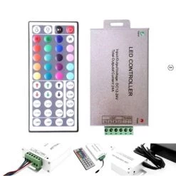 ATOM LED 12V/24V 24A RGB LED Strip Controller With IR 44 Key Remote For RGB SMD 5050 3528