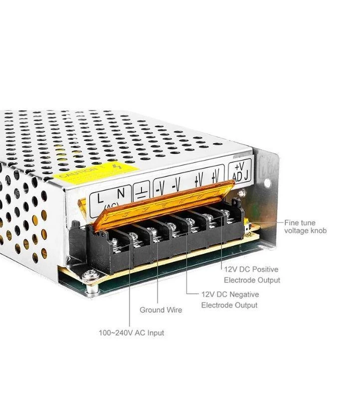 ATOM LED 150W DC12 Switch LED Power Supply Transformer IP20 Non-Waterproof 4 ATOM LED 150W DC12 Switch LED Power Supply Transformer IP20 Non-Waterproof - Image 2