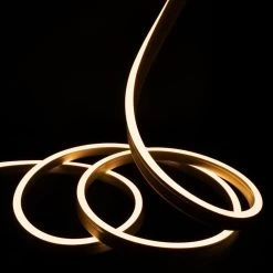 ATOM LED Extra Long Warm White Neon Flex 48V 10x20mm IP68 Waterproof 30m