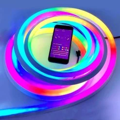 ATOM LED Addressable Digital Pixel RGB Neon Flex 16x16mm WS2811 App Control 10 Metre Kit -Atom Led addressable digital pixel rgb neon flex 16x16mm ws2811 app control 10 metre kit 560856