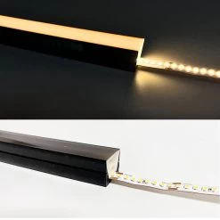 ATOM LED Black Silicone LED Neon Flex Tube Diffuser Body For LED Strip Light 16x16mm -Atom Led black silicone led neon flex tube diffuser body for led strip light 16x16mm 979200