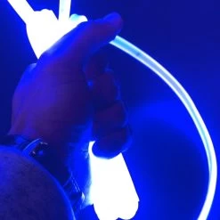 ATOM LED Blue COB LED Strip Light 220V 240V 288 LEDs/m IP65 With UK Plug -Atom Led blue cob led strip light 220v 240v 288 ledsm ip65 with uk plug 295023