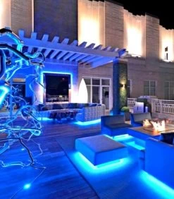 ATOM LED Blue Neon Flex Double Side 220V 240V 120LED/m 8x16mm IP67 Waterproof Full Kit -Atom Led blue neon flex double side 220v 240v 120ledm 8x16mm ip67 waterproof full kit 625948