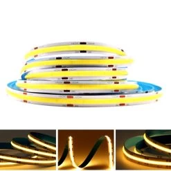 ATOM LED COB LED Strip Light Cool White 6000K 24V 352 LEDs/m IP20 Waterproof -Atom Led cob led strip light cool white 6000k 24v 352 ledsm ip20 waterproof 550308