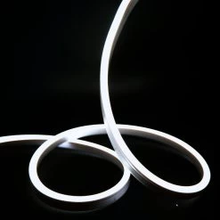 ATOM LED Cool White LED Neon Flex 6000K 24V 10x20mm IP68 Waterproof 12.5cm Cut