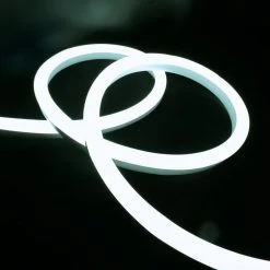 ATOM LED Cool White Neon Flex 14x25mm 220V 240V 120LEDs/m IP65 Waterproof With UK Plug -Atom Led cool white neon flex 14x25mm 220v 240v 120ledsm ip65 waterproof with uk plug 409638