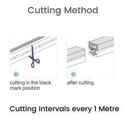 ATOM LED Cool White Neon Flex 220V 240V 8x16mm 120LEDs/m IP65 Waterproof With UK Plug -Atom Led cool white neon flex 220v 240v 8x16mm 120ledsm ip65 waterproof with uk plug 108749