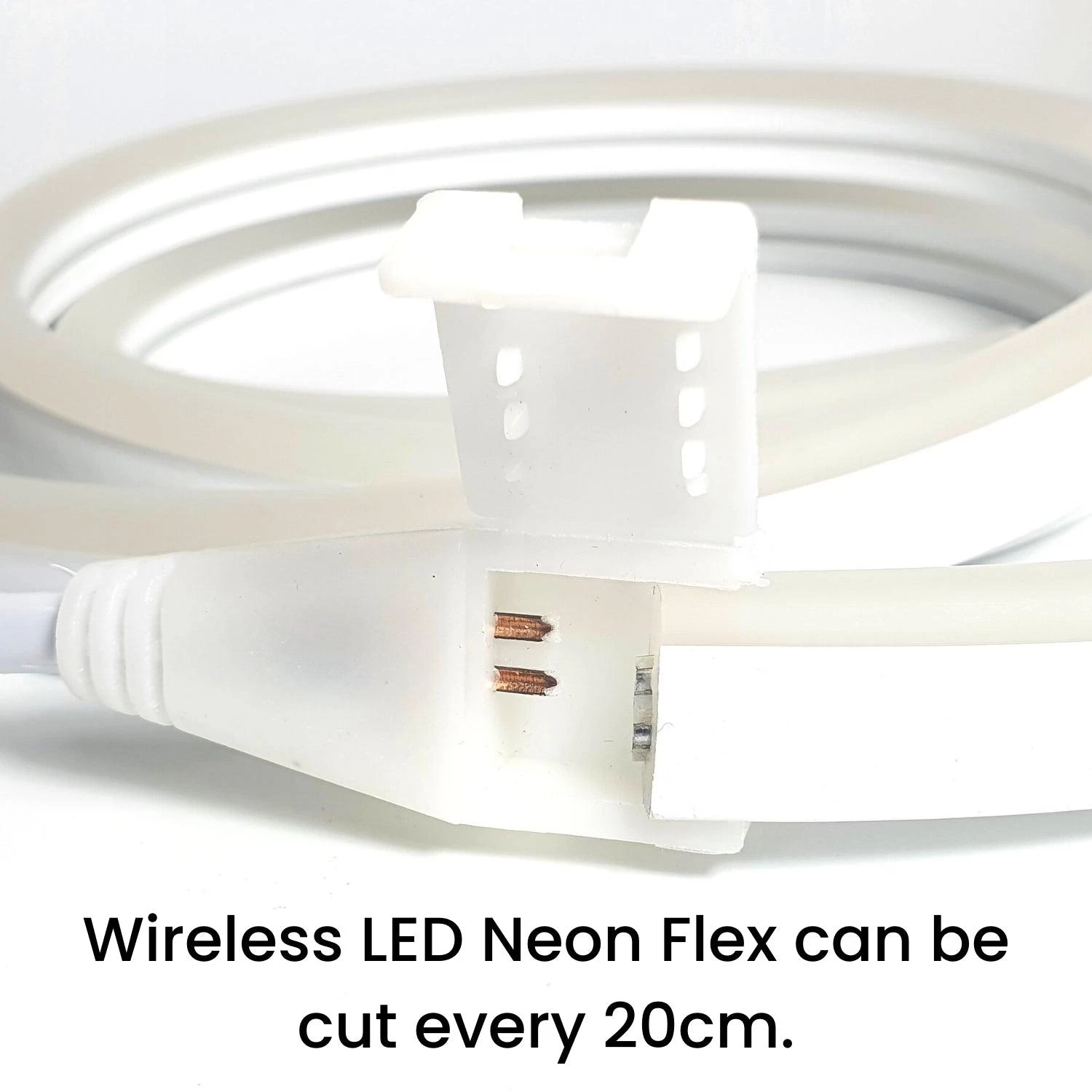 ATOM LED Cool White Neon Flex 220V 240V Wireless 8x16mm 120LEDs/m IP65 Waterproof With UK Plug 10 ATOM LED Cool White Neon Flex 220V 240V Wireless 8x16mm 120LEDs/m IP65 Waterproof With UK Plug - Image 8