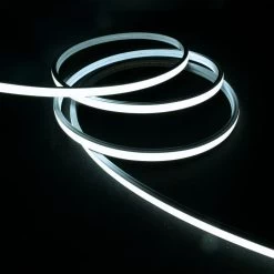 ATOM LED Cool White Neon Flex 6000K 24V Top Bend 10x6mm IP65 Waterproof 280LEDs/m