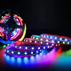 ATOM LED Digital Pixel RGB Strip 12V WS2811 Addressable 5050 60LED/m IP20 5 Metre -Atom Led digital pixel rgb led strip 12v ws2811 addressable 5050 60ledm ip20 5 metre 227041
