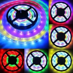 ATOM LED Digital Pixel RGB Strip 12V WS2811 Addressable 5050 60LED/m IP20 5 Metre -Atom Led digital pixel rgb led strip 12v ws2811 addressable 5050 60ledm ip20 5 metre 396396