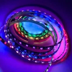 ATOM LED Digital Pixel RGB LED Strip 12V WS2811 Addressable 5050 60LED/m IP65 5 Metre -Atom Led digital pixel rgb led strip 12v ws2811 addressable 5050 60ledm ip65 5 metre 652554
