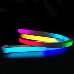 ATOM LED Digital Pixel RGB Neon Flex 24V Addressable 16x16mm IP65 Waterproof WS2811 -Atom Led digital pixel rgb neon flex 24v addressable 16x16mm ip65 waterproof ws2811 10cm cut 705057