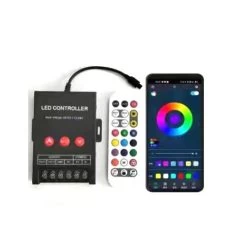 ATOM LED Digital Pixel RGB Strip Bluetooth App Controller DC 5V-24V For SK6812 SK6812-RGBW WS2812 WS2813 WS2811