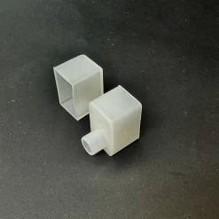 ATOM LED Front Cap & End Cap Set For LED Neon Flex Flat Shape 12x20mm X 4