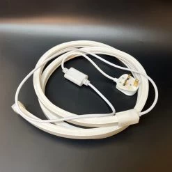 ATOM LED Green Neon Flex 220V 240V Top Bend 20cm Cut IP65 Waterproof With UK Plug