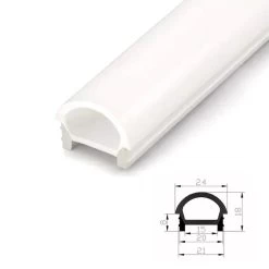 ATOM LED LED Neon Flex & LED Strip Silicone Cover Curve Body Flexible Bendable 15x20mm