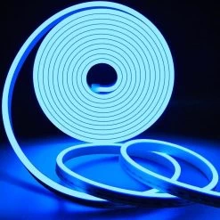 ATOM LED Mini Blue LED Neon Flex 6x12mm 12V 120LEDs/m IP65 Waterproof 2.5cm Kit