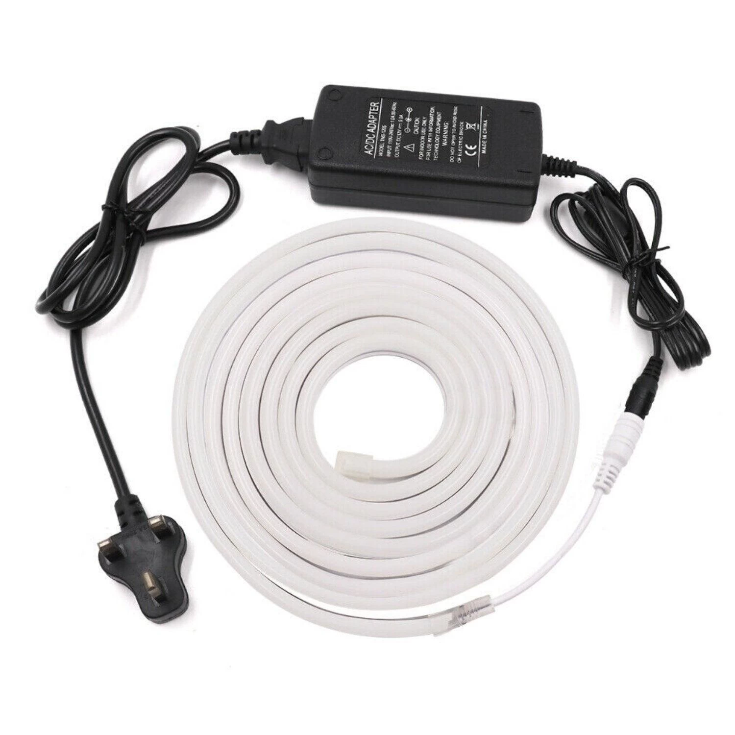 ATOM LED Mini Cool White Neon Flex 12V 6x12mm 120LEDs/m IP65 Waterproof 2.5cm Cut Kit 10 ATOM LED Mini Cool White Neon Flex 12V 6x12mm 120LEDs/m IP65 Waterproof 2.5cm Cut Kit - Image 8