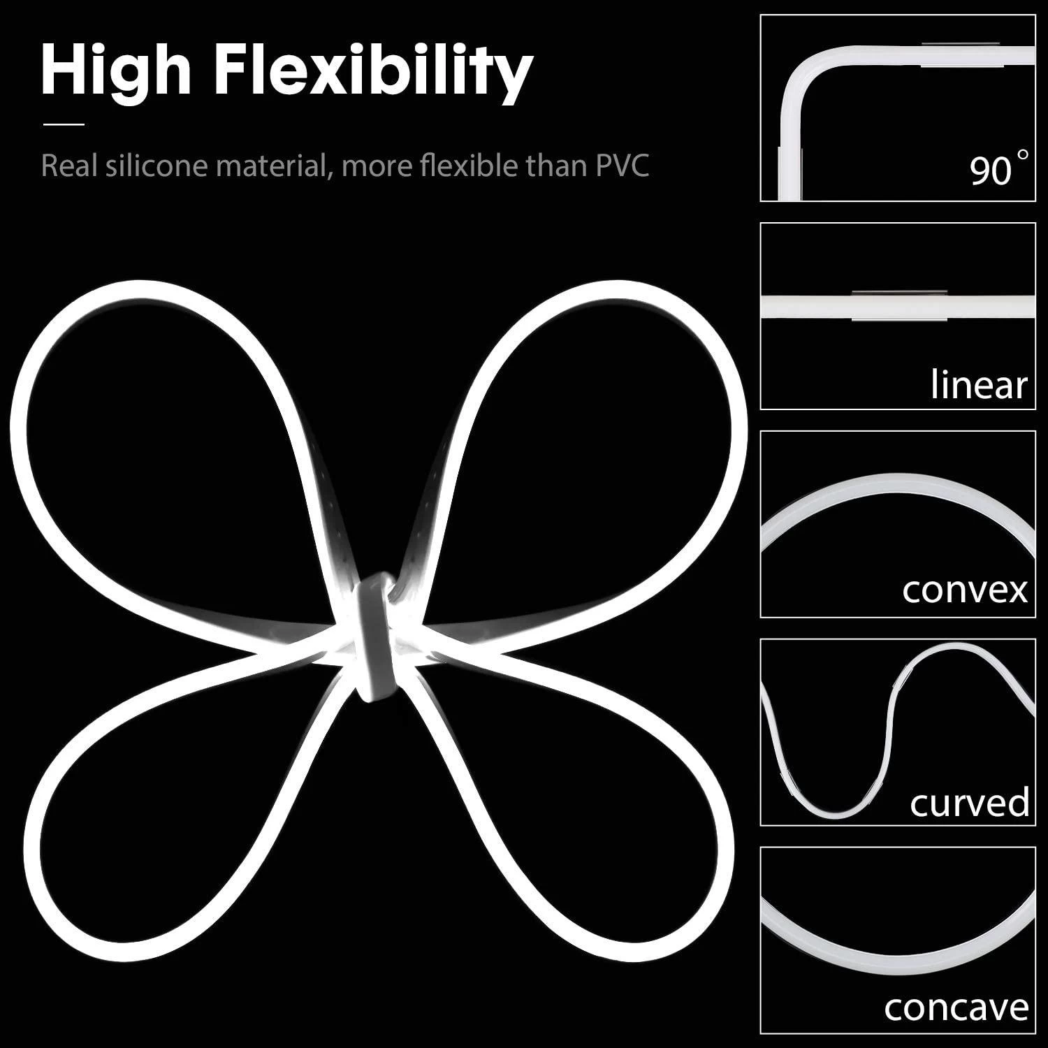 ATOM LED Mini Cool White Neon Flex 12V 6x12mm 120LEDs/m IP65 Waterproof 2.5cm Cut Kit 11 ATOM LED Mini Cool White Neon Flex 12V 6x12mm 120LEDs/m IP65 Waterproof 2.5cm Cut Kit - Image 9