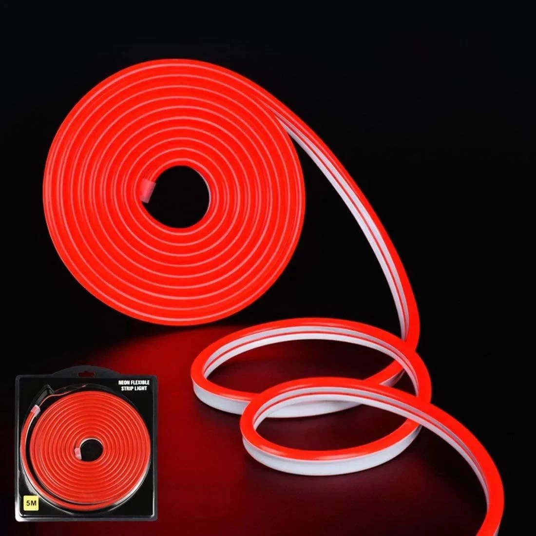 ATOM LED Mini Red LED Neon Flex 12V 6x12mm 120LED/m IP65 Waterproof 1cm Cut 6 ATOM LED Mini Red LED Neon Flex 12V 6x12mm 120LED/m IP65 Waterproof 1cm Cut - Image 4
