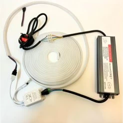 ATOM LED Mini RGB Neon Flex 6x12mm 12V IP65 Waterproof 5cm Cut 5m Kit -Atom Led mini rgb neon flex 6x12mm 12v ip65 waterproof 5cm cut 5m kit 256142