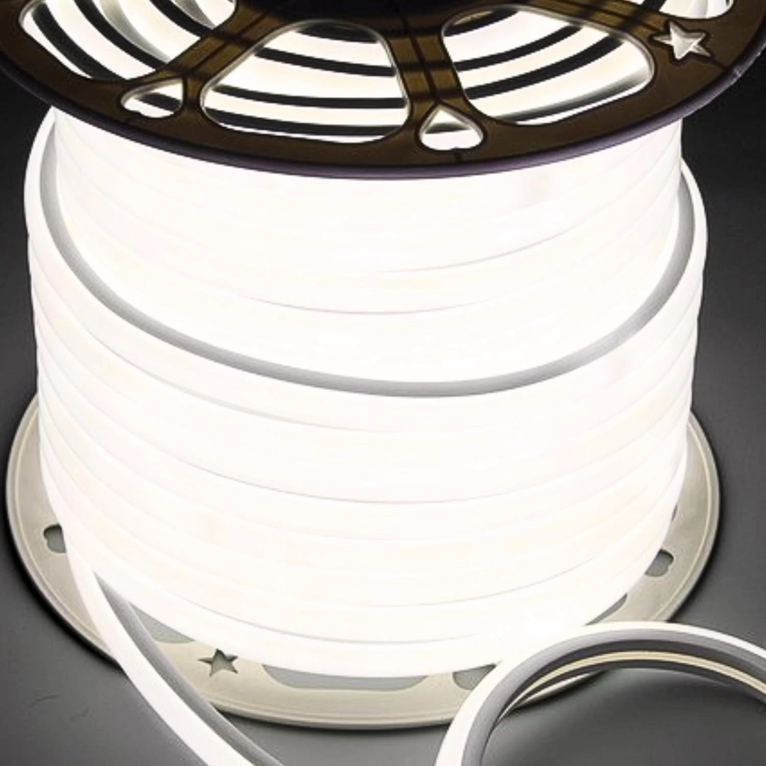 ATOM LED Natural White Neon Flex 220V 240V 16x16mm D Shape 120LEDs/m Top Bend IP65 With UK Plug 5 ATOM LED Natural White Neon Flex 220V 240V 16x16mm D Shape 120LEDs/m Top Bend IP65 With UK Plug - Image 3