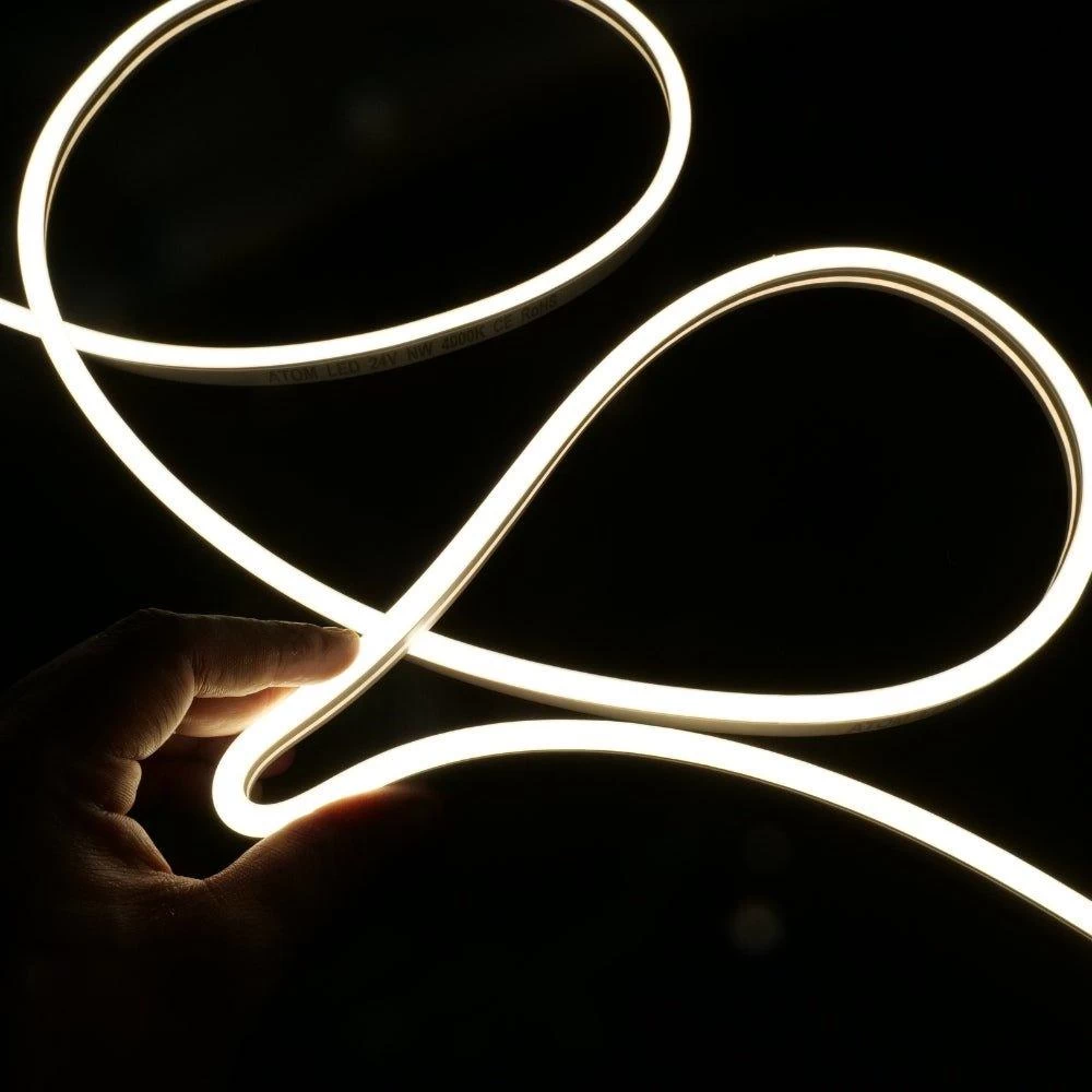 ATOM LED Natural White Neon Flex 4000K 24V 6x12mm IP67 Waterproof Free Cut 5 ATOM LED Natural White Neon Flex 4000K 24V 6x12mm IP67 Waterproof Free Cut - Image 3