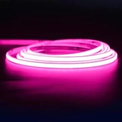 ATOM LED Pink COB LED Strip Light 220V 240V 288 LEDs/m IP65 With UK Plug