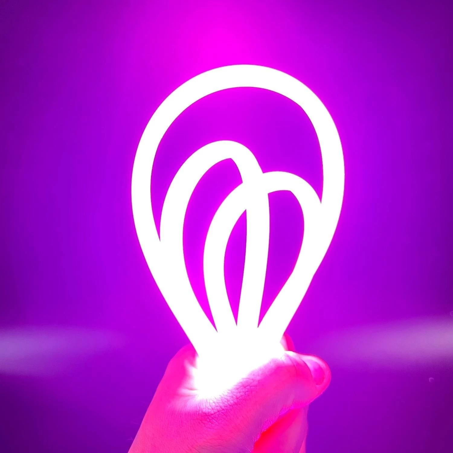 ATOM LED Pink COB LED Strip Light 220V 240V 288 LEDs/m IP65 With UK Plug 4 ATOM LED Pink COB LED Strip Light 220V 240V 288 LEDs/m IP65 With UK Plug - Image 2