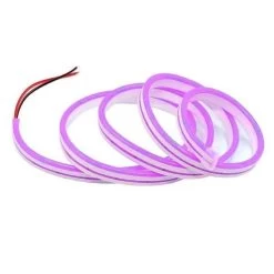 ATOM LED Pink Neon Flex 12V 6x12mm 120LEDs/m IP65 Waterproof 2.5cm Cut -Atom Led pink neon flex 12v 6x12mm 120ledsm ip65 waterproof 25cm cut 282349