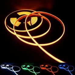 ATOM LED RGB COB LED Strip 24V IP20 Non-Waterproof 576 LEDs/m 8mm Wide