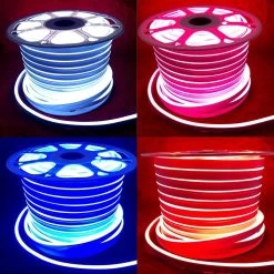 ATOM LED RGB LED Neon Flex 220V 240V 10x20mm Flat Shape IP65 Bluetooth App Control -Atom Led rgb led neon flex 220v 240v 10x20mm flat shape ip65 bluetooth app control 678693