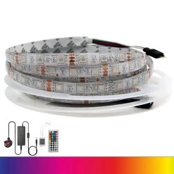 Atom Led 17 ATOM LED RGB LED Strip 12V 5050 IP20 Non-Waterproof 60LED/m 5 Metre Kit