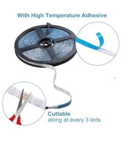 ATOM LED RGB LED Strip 12V 5050 IP67 Waterproof 60LED/m For Outdoor Use 5 Metre Kit -Atom Led rgb led strip 12v 5050 ip67 waterproof 60ledm for outdoor use 5 metre kit 368003