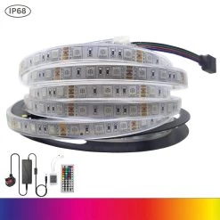 ATOM LED RGB LED Strip 12V 60LEDs/m IP68 Fully Waterproof Dimmable 5 Metre Kit