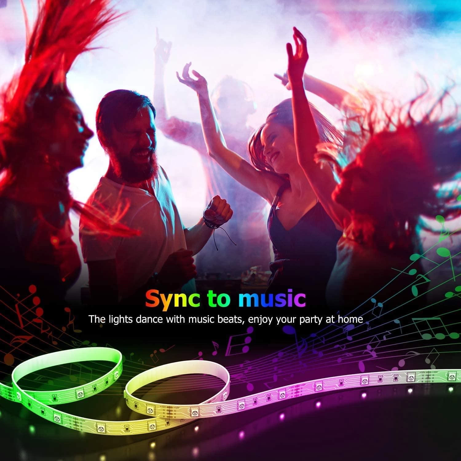 ATOM LED RGB LED Strip 12V IP20 Non-Waterproof 300LEDs 10 Metre WiFi Wireless Control Kit 5 ATOM LED RGB LED Strip 12V IP20 Non-Waterproof 300LEDs 10 Metre WiFi Wireless Control Kit - Image 3