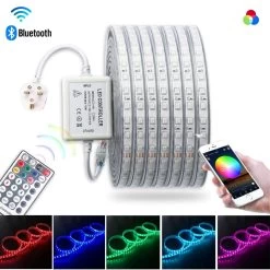 ATOM LED RGB LED Strip 220V 240V 60LEDs/m IP65 Wireless Bluetooth App Control With Remote