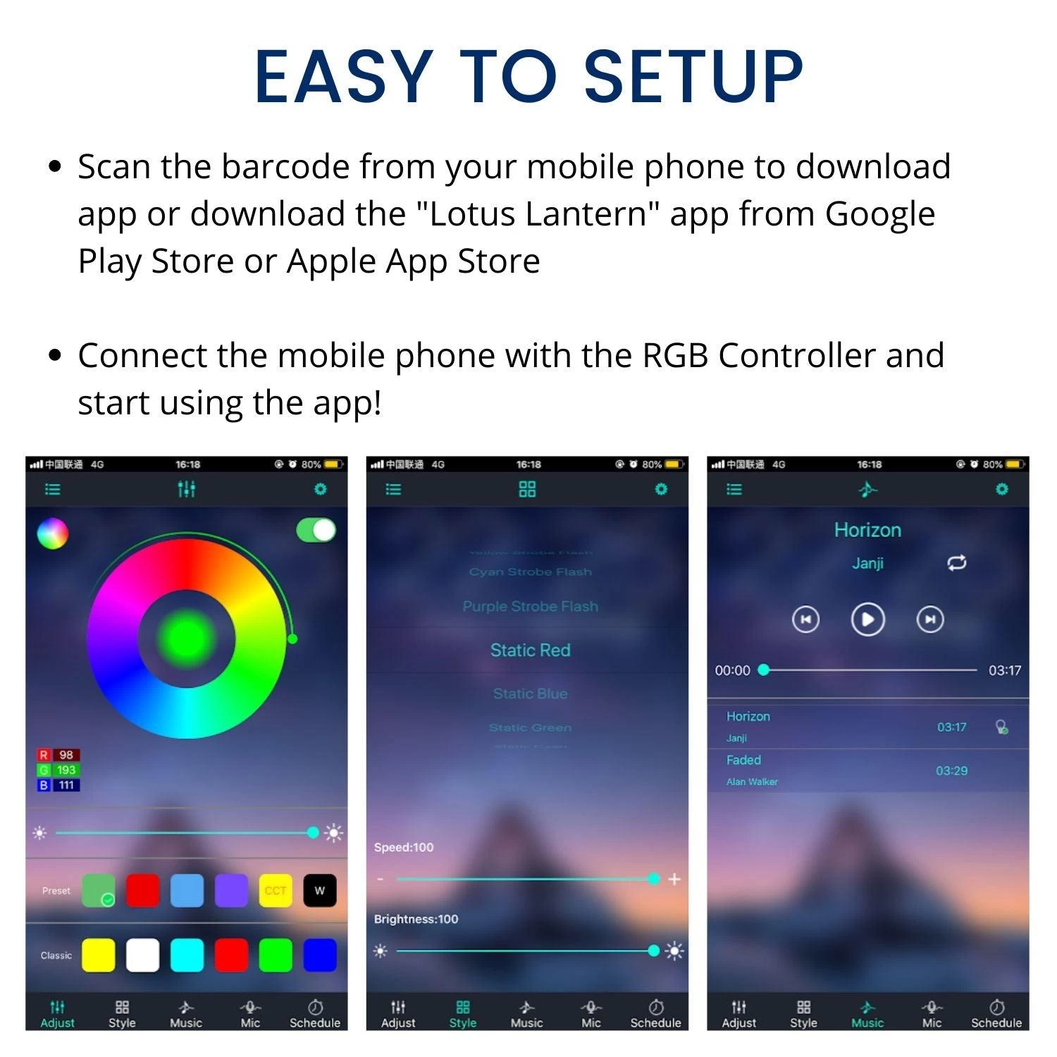 ATOM LED RGB LED Strip 220V 240V 60LEDs/m IP65 Wireless Bluetooth App Control With Remote 5 ATOM LED RGB LED Strip 220V 240V 60LEDs/m IP65 Wireless Bluetooth App Control With Remote - Image 3