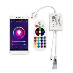 ATOM LED RGB LED Strip 220V 240V 60LEDs/m WiFi Tuya APP LED Controller With 24key Remote -Atom Led rgb led strip 220v 240v 60ledsm wifi tuya app led controller with 24key remote 985364
