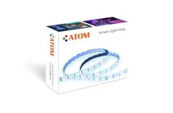 ATOM LED RGB LED Strip 24V 10 Metre One Length IP65 Waterproof 60LED/m With WIFI App Control To Work With Google & Alexa Kit -Atom Led rgb led strip 24v 10 metre one length ip65 waterproof 60ledm with wifi app control to work with google alexa kit 823299