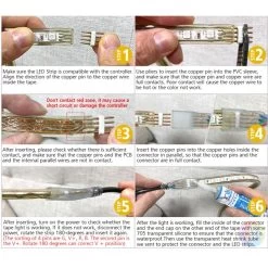 ATOM LED RGB LED Strip Light 220V 240V 120 LEDs/m IP65 Waterproof Full Kit -Atom Led rgb led strip light 220v 240v 120 ledsm ip65 waterproof full kit 298240