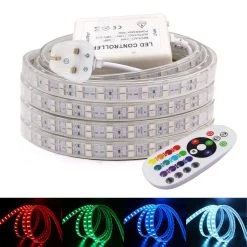Atom Led 7 ATOM LED RGB LED Strip Light 220V 240V 120 LEDs/m IP65 Waterproof Full Kit