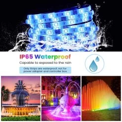 ATOM LED RGB LED Strip With Remote 24V 10 Metre One Length 5050 IP65 60LED/m Full Kit -Atom Led rgb led strip with remote 24v 10 metre one length 5050 ip65 60ledm full kit 629541