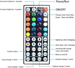 ATOM LED RGB LED Strip With Remote 24V 10 Metre One Length 5050 IP65 60LED/m Full Kit -Atom Led rgb led strip with remote 24v 10 metre one length 5050 ip65 60ledm full kit 897583