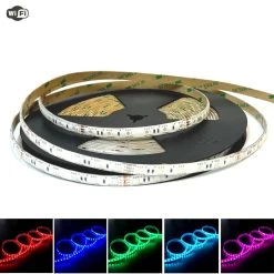 ATOM LED RGB LED Strip With WiFi Controller DC 24V 10m One Length 5050 IP65 Waterproof 60LED/m Full Kit -Atom Led rgb led strip with wifi controller dc 24v 10m one length 5050 ip65 waterproof 60ledm full kit 771761