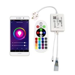 ATOM LED RGB Neon Flex 10x20mm 220V 240V WiFi Tuya APP LED Controller With 24key Remote -Atom Led rgb neon flex 10x20mm 220v 240v wifi tuya app led controller with 24key remote 846055
