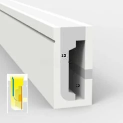 ATOM LED Silicone LED Neon Flex Diffuser Body For LED Strip 12x20mm