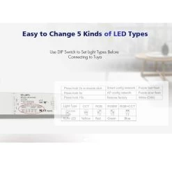 ATOM LED Skydance 12-48VDC 5CH*6A WiFi & RF 5 In 1 LED Controller V5-L(WT) -Atom Led skydance 12 48vdc 5ch6a wifi rf 5 in 1 led controller v5 lwt 521542